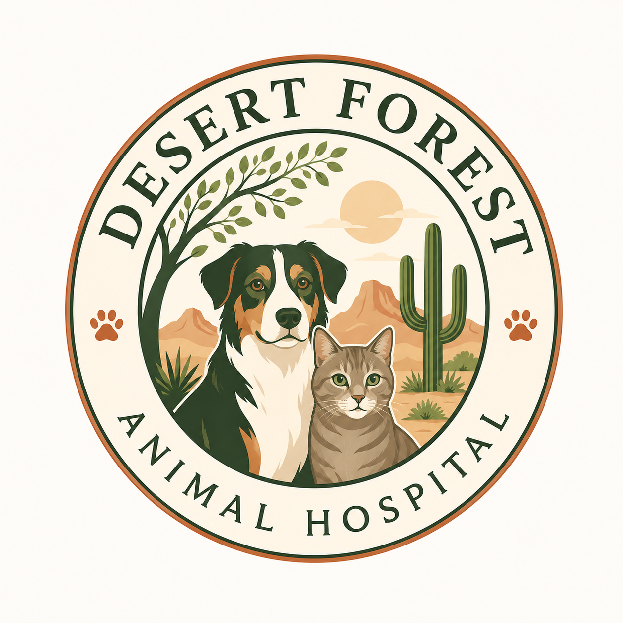 Desert Forest Animal Hospital logo